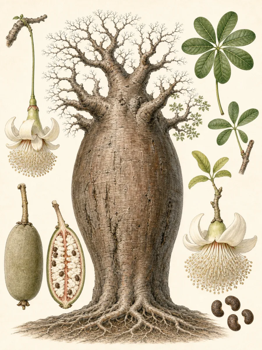 Baobab (adansonia palczasta)
