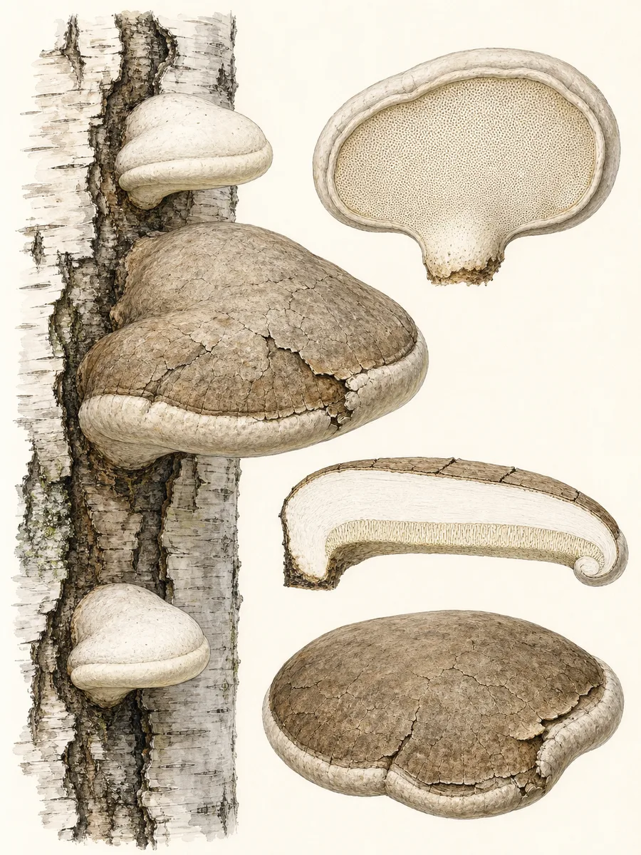 Białoporek brzozowy (huba brzozowa)