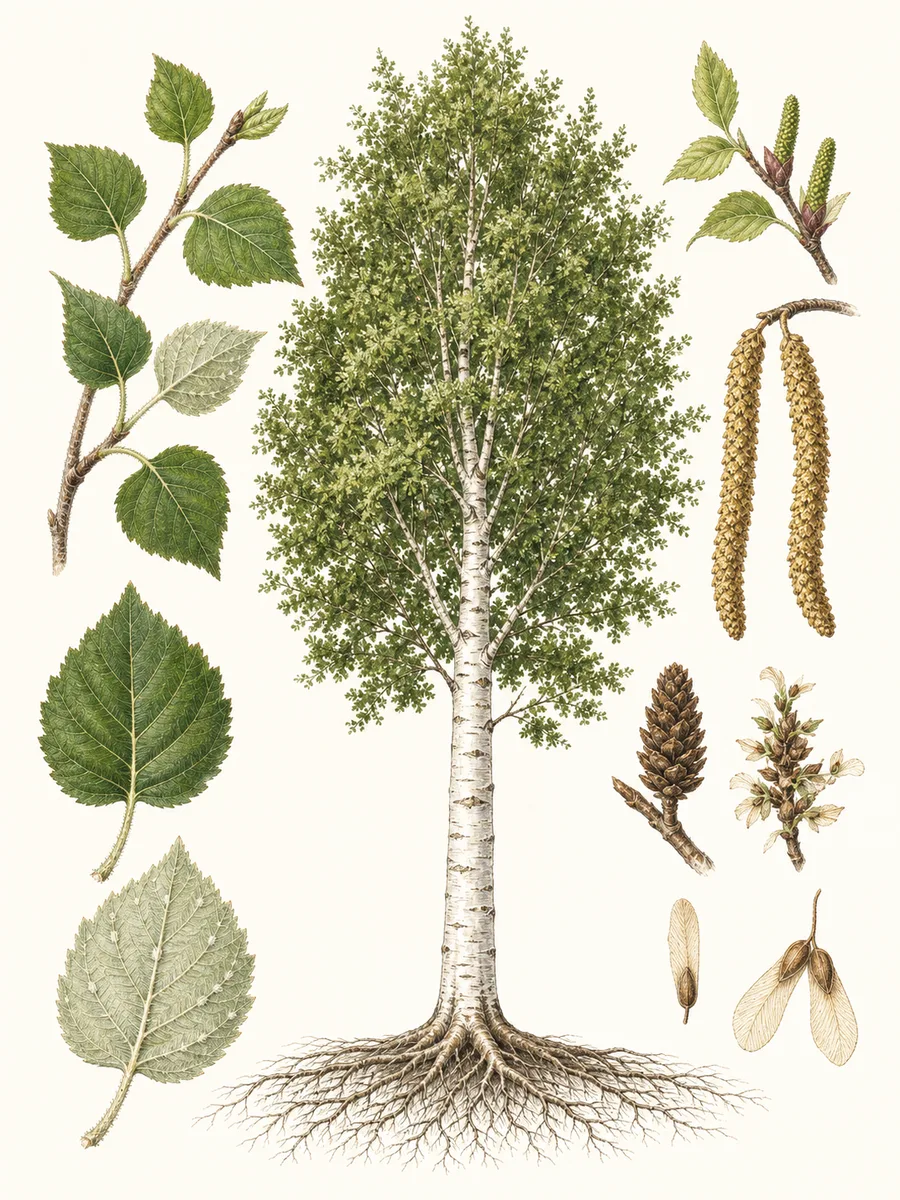 Brzoza omszona