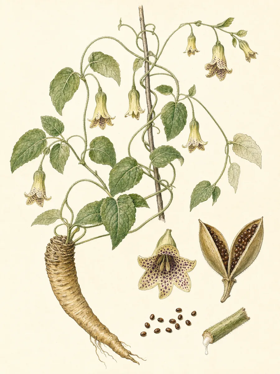 Codonopsis (dzwonkowiec wełnisty)