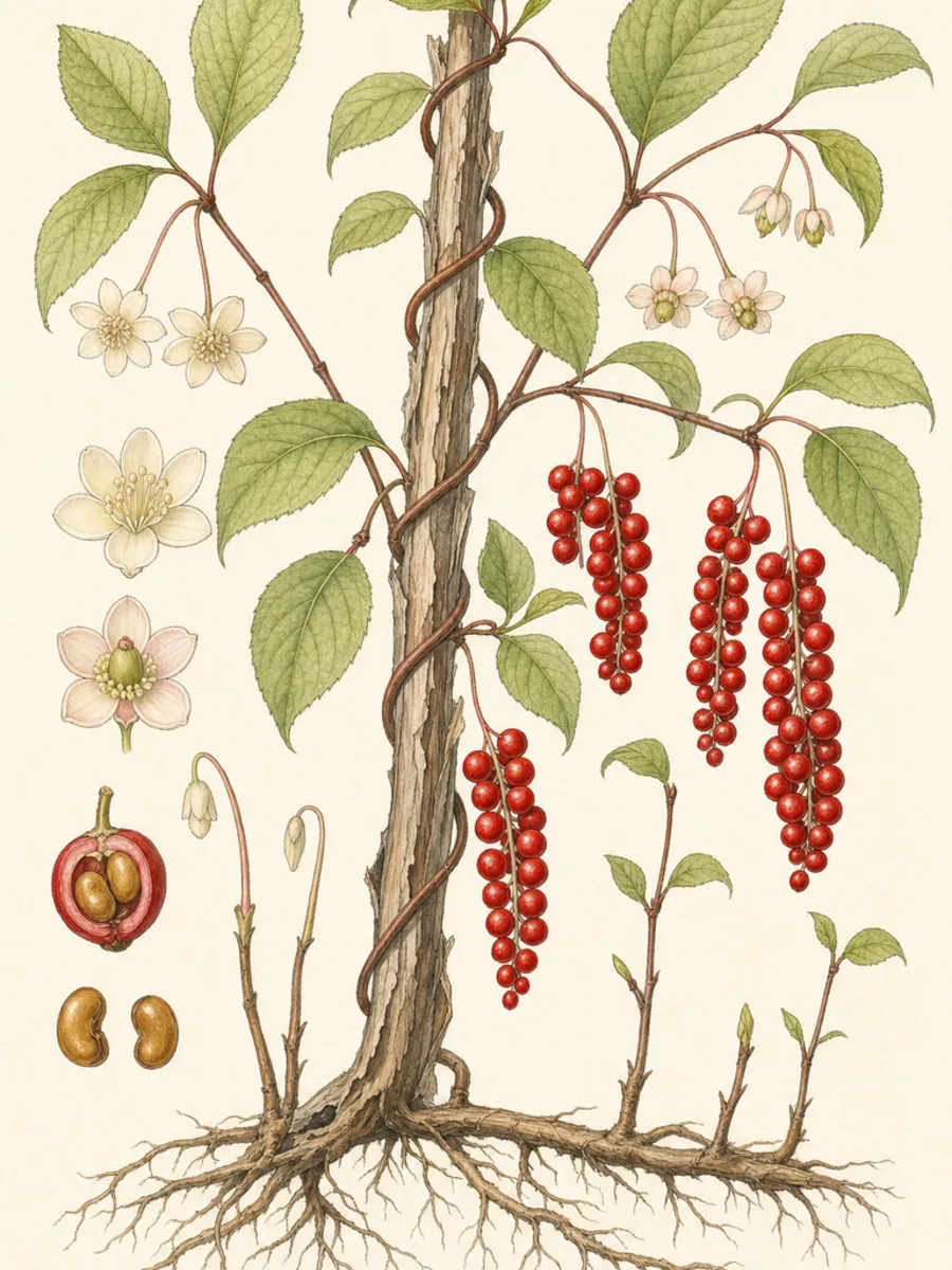 Cytryniec chiński (schisandra)