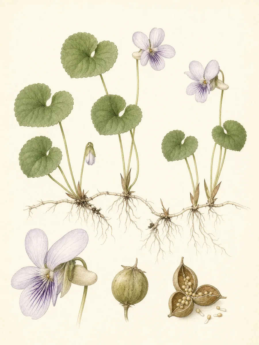 Fiołek błotny
