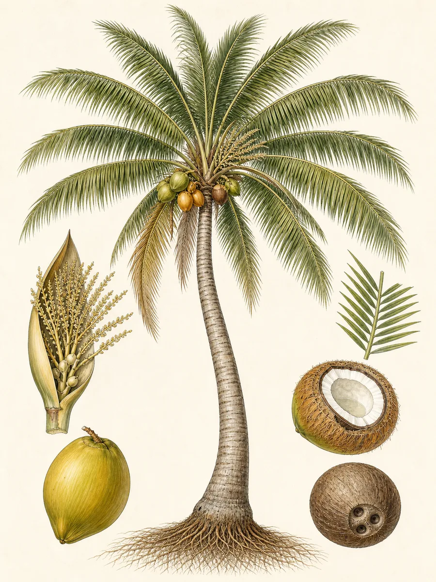 Kokos (palma kokosowa)