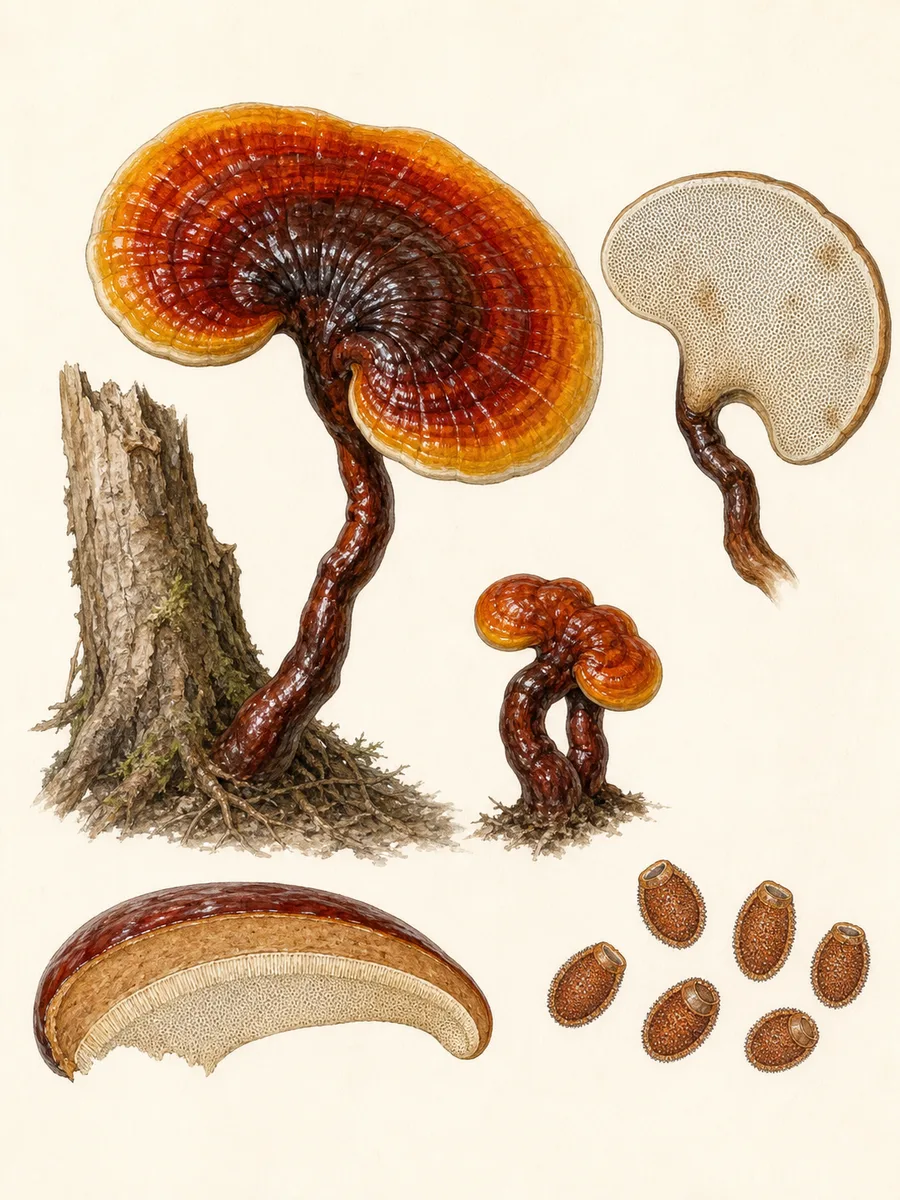 Lakownica żółtawa (reishi)