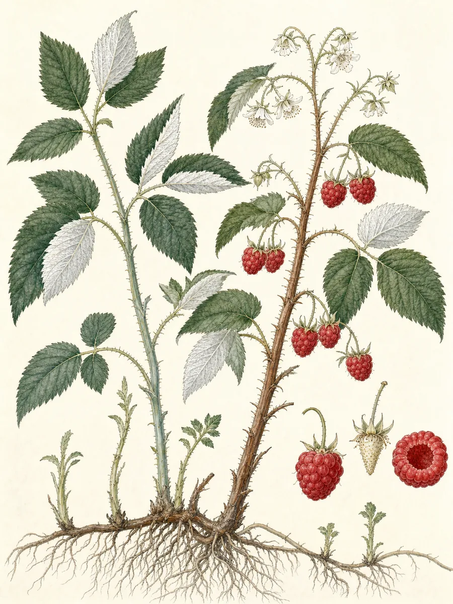 Liść maliny