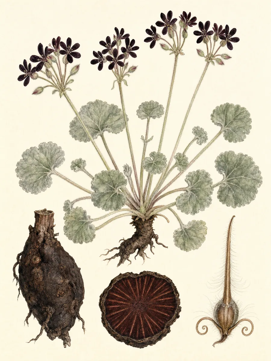 Pelargonia afrykańska (umckaloabo)