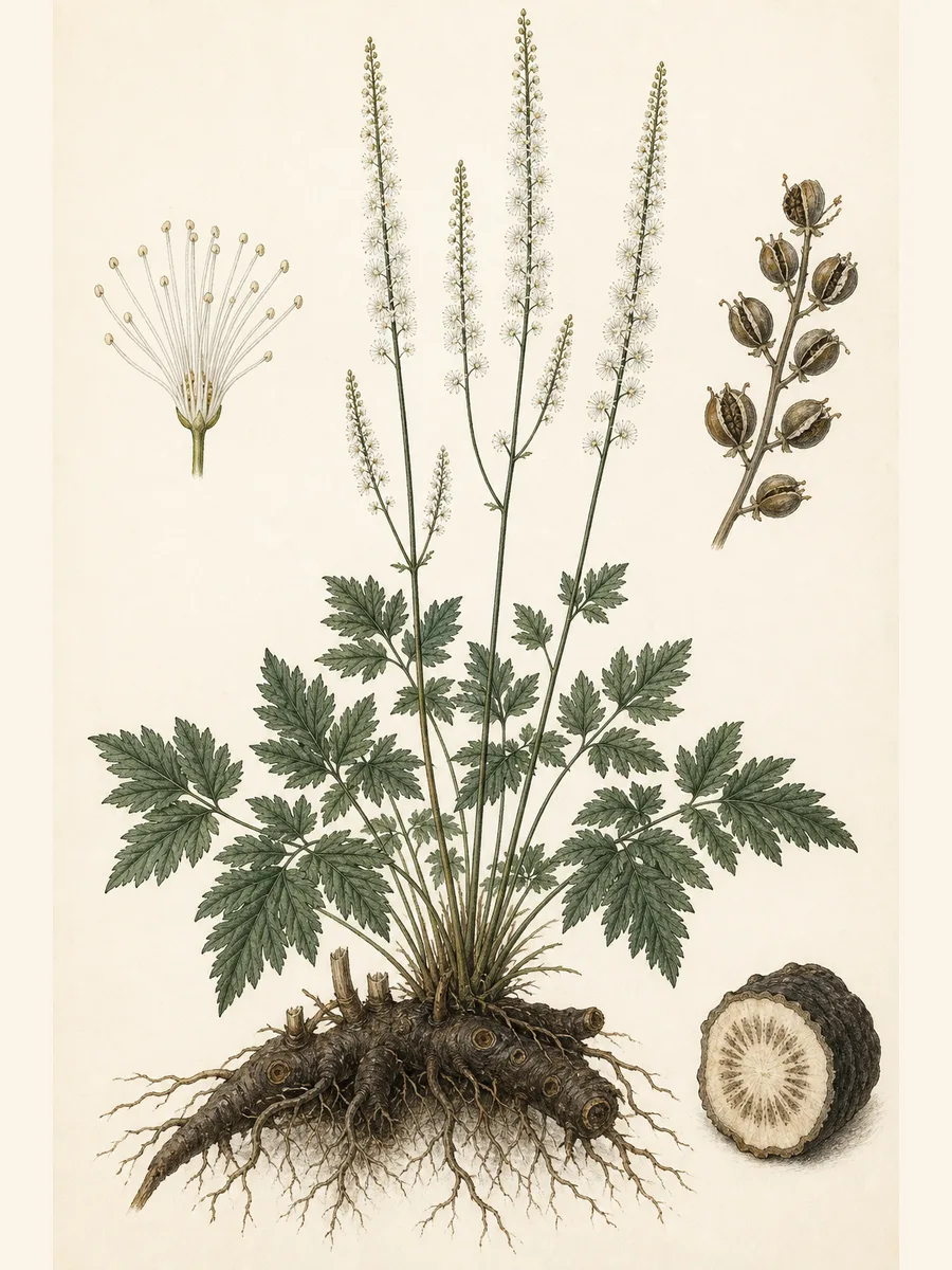 Pluskwica groniasta (cimicifuga)
