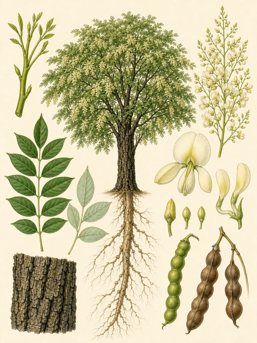 Sofora japońska (perełkowiec)