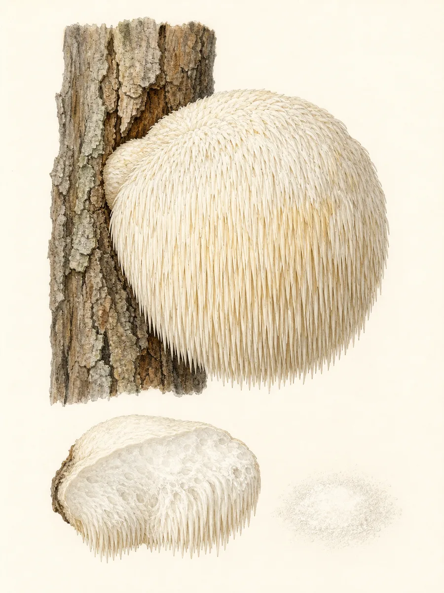 Soplówka jeżowata (lion's mane)