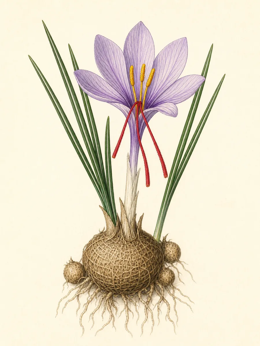 Szafran uprawny (krokus)