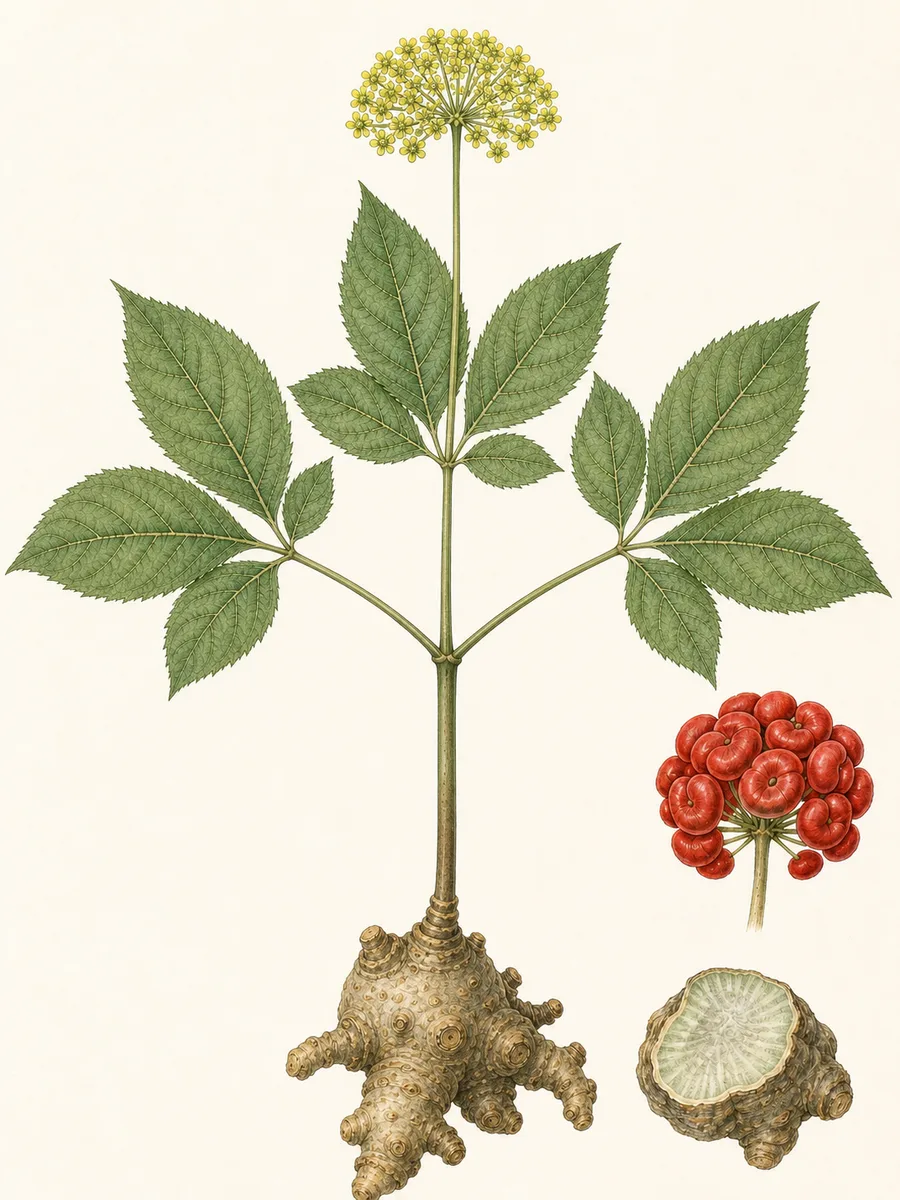 Żeń-szeń chiński (notoginseng)