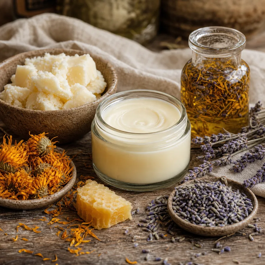 Balsam do ciała z masłem shea i lawendą