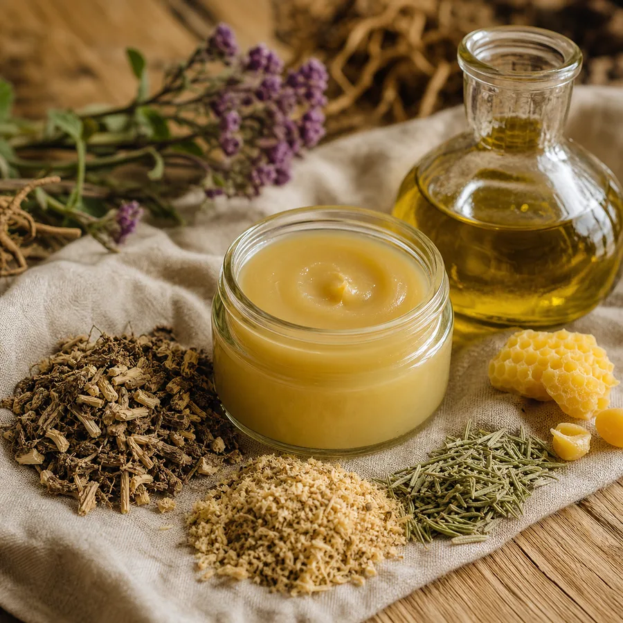 Balsam z żywokostem i imbirem na sztywne stawy