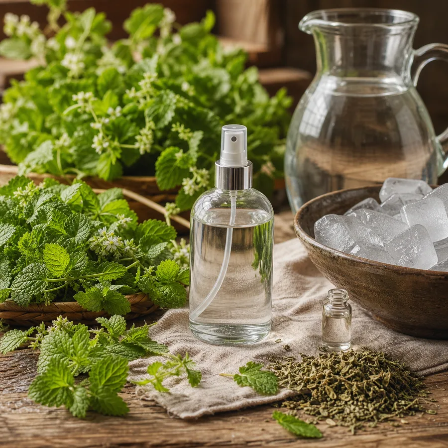 Hydrolat z melisy na cerę zmęczoną