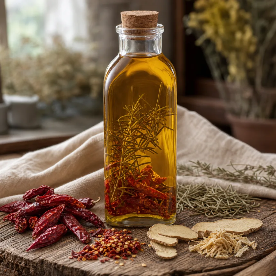 Macerat olejowy z chili na bóle mięśni