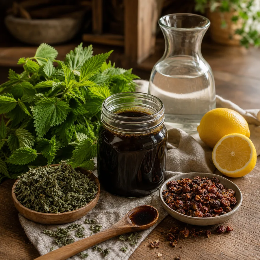 Syrop z pokrzywy na anemię